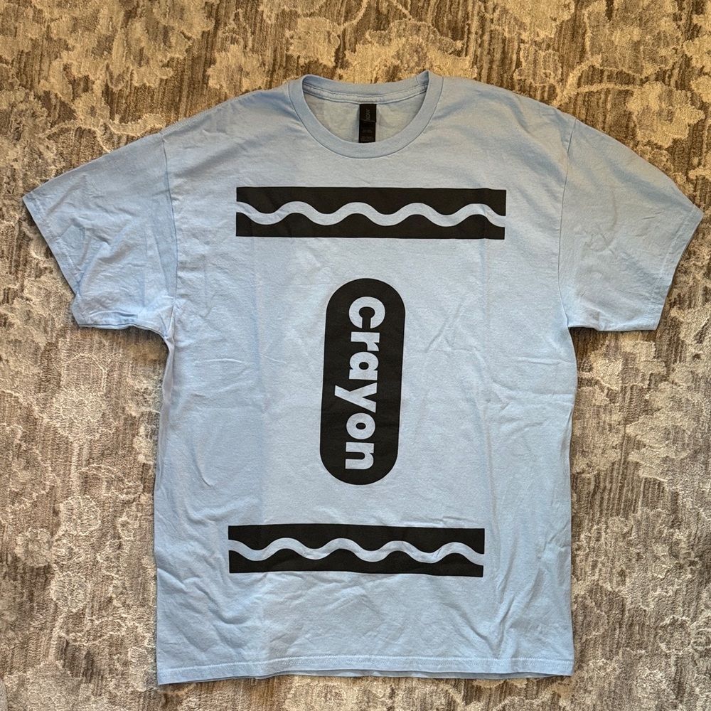 BLUE CRAYON TSHIRT GILDAN